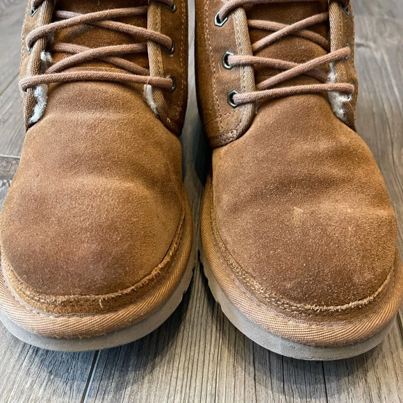 Ugg Neumel Boot, Heritage Chukka, Chestnut Suede, Lace Up, Size 7 - Picture 3 of 13